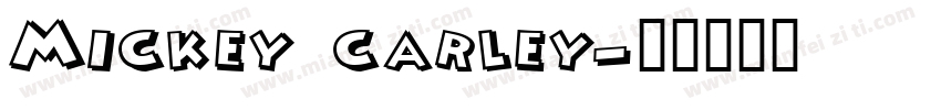 Mickey carley字体转换